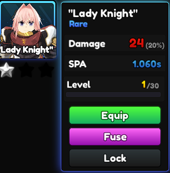 Anime Tactical Simulator Lady Knight